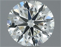 Natural Diamond 0.80 Carats, Round with Very Good Cut, I Color, VS1 Clarity and Certified by IGI