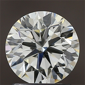 Picture of Natural Diamond 1.30 Carats, Round with Excellent Cut, K Color, SI1 Clarity and Certified by IGI