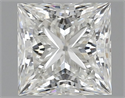 Natural Diamond 0.90 Carats, Princess with  Cut, I Color, VVS2 Clarity and Certified by GIA