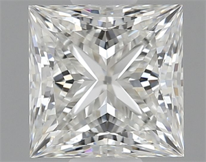 Picture of Natural Diamond 0.90 Carats, Princess with  Cut, I Color, VVS2 Clarity and Certified by GIA