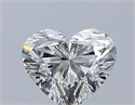 Natural Diamond 0.51 Carats, Heart with  Cut, I Color, VS1 Clarity and Certified by GIA
