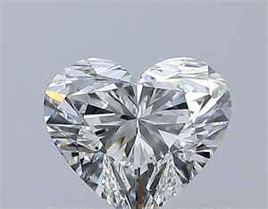 Picture of Natural Diamond 0.51 Carats, Heart with  Cut, I Color, VS1 Clarity and Certified by GIA