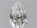 Diamante Natural 0.37 quilates, De pera , Color H, claridad VS1 y certificado GIA