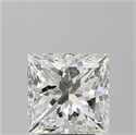 Diamante Natural 3.57 quilates, Princesa , Color I, claridad SI1 y certificado GIA