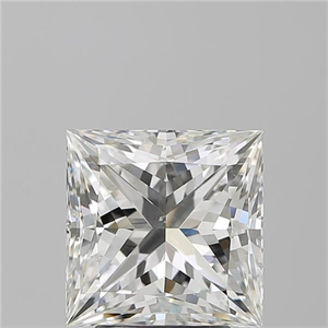 Foto Diamante Natural 3.57 quilates, Princesa , Color I, claridad SI1 y certificado GIA de