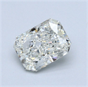 Natural Diamond 1.52 Carats, Radiant with  Cut, H Color, VS2 Clarity and Certified by GIA
