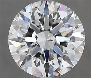 Foto Diamante Natural 2.50 quilates, Redondo , Color H, claridad SI1 y certificado IGI de