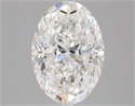 Natural Diamond 3.30 Carats, Oval with  Cut, E Color, VS2 Clarity and Certified by GIA