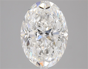 Picture of Natural Diamond 3.30 Carats, Oval with  Cut, E Color, VS2 Clarity and Certified by GIA