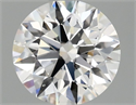 Lab Grown Diamond 1.38 Carats, Round with Excellent Cut, E Color, VS2 Clarity and Certified by IGI