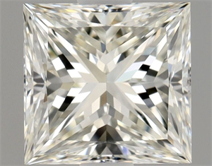 Picture of Natural Diamond 1.01 Carats, Princess with  Cut, J Color, VVS1 Clarity and Certified by GIA