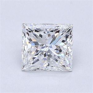 Foto Diamante Natural 0.91 quilates, Princesa , Color E, claridad I1 y certificado GIA de