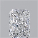 Diamante Natural 0.51 quilates, Radiante , Color D, claridad SI1 y certificado GIA