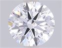 Lab Grown Diamond 1.28 Carats, Round with Ideal Cut, E Color, VVS2 Clarity and Certified by IGI