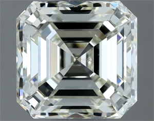 Picture of Natural Diamond 1.01 Carats, Asscher with  Cut, J Color, VS2 Clarity and Certified by IGI