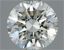 Natural Diamond 0.70 Carats, Round with Excellent Cut, I Color, VS2 Clarity and Certified by IGI