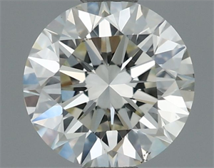 Picture of Natural Diamond 0.70 Carats, Round with Excellent Cut, I Color, VS2 Clarity and Certified by IGI