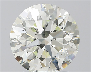 Picture of Natural Diamond 2.01 Carats, Round with Very Good Cut, H Color, SI1 Clarity and Certified by IGI