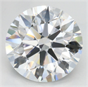 Lab Grown Diamond 5.02 Carats, Round with Excellent Cut, D Color, VVS2 Clarity and Certified by GIA