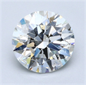 Diamante Natural 3.01 quilates, Redondo , Color G, claridad SI1 y certificado GIA
