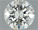 Natural Diamond 0.70 Carats, Round with Excellent Cut, H Color, VVS2 Clarity and Certified by GIA