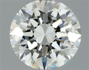 Picture of Natural Diamond 0.70 Carats, Round with Excellent Cut, H Color, VVS2 Clarity and Certified by GIA