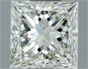 Natural Diamond 1.21 Carats, Princess with  Cut, J Color, VVS1 Clarity and Certified by IGI