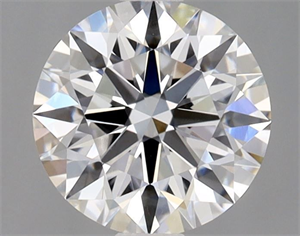 Picture of Natural Diamond 0.75 Carats, Round with Excellent Cut, D Color, VVS2 Clarity and Certified by GIA