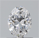 Diamante Natural 0.70 quilates, Ovalado , Color D, claridad VS2 y certificado GIA