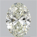 Natural Diamond 1.20 Carats, Oval with  Cut, I Color, VS2 Clarity and Certified by IGI