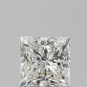 Picture of Natural Diamond 0.81 Carats, Princess with  Cut, I Color, VVS1 Clarity and Certified by GIA
