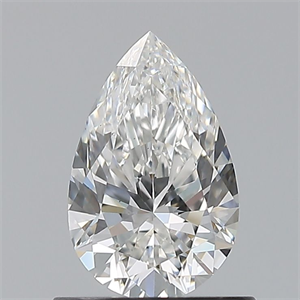 Picture of Natural Diamond 0.71 Carats, Pear with  Cut, F Color, VS2 Clarity and Certified by GIA