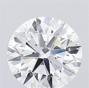 Picture of Lab Grown Diamond 5.01 Carats, Round with Very Good Cut, D Color, VVS2 Clarity and Certified by GIA