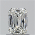 Natural Diamond 0.92 Carats, Radiant with  Cut, I Color, VS2 Clarity and Certified by GIA