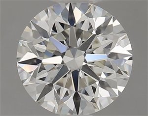 Picture of Natural Diamond 0.78 Carats, Round with Excellent Cut, J Color, IF Clarity and Certified by GIA