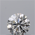 Natural Diamond 0.40 Carats, Round with Excellent Cut, F Color, IF Clarity and Certified by GIA