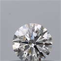 Diamante Natural 0.40 quilates, Redondo , Color F, claridad IF y certificado GIA