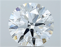 Natural Diamond 3.05 Carats, Round with Excellent Cut, E Color, SI1 Clarity and Certified by GIA