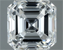Natural Diamond 1.20 Carats, Asscher with  Cut, F Color, VVS1 Clarity and Certified by IGI