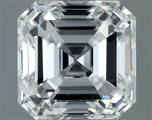 Picture of Natural Diamond 1.20 Carats, Asscher with  Cut, F Color, VVS1 Clarity and Certified by IGI