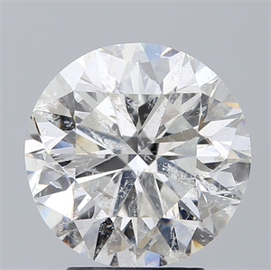 Foto Diamante Natural 3.72 quilates, Redondo , Color F, claridad I1 y certificado IGI de