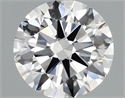 Lab Grown Diamond 1.50 Carats, Round with Ideal Cut, E Color, VS2 Clarity and Certified by IGI