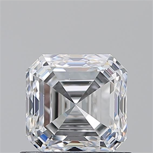 Picture of Natural Diamond 1.01 Carats, Asscher with  Cut, D Color, VS2 Clarity and Certified by GIA
