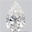 Natural Diamond 0.40 Carats, Pear with  Cut, G Color, VS2 Clarity and Certified by GIA