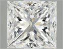 Natural Diamond 1.01 Carats, Princess with  Cut, E Color, VS2 Clarity and Certified by GIA