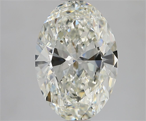 Foto Diamante Natural 3.01 quilates, Ovalado , Color J, claridad VVS2 y certificado GIA de