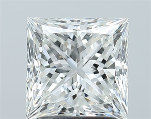Picture of Natural Diamond 2.02 Carats, Princess with  Cut, G Color, VS1 Clarity and Certified by GIA