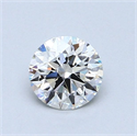 Diamante Natural 0.71 quilates, Redondo , Color G, claridad VVS1 y certificado GIA