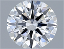 Lab Grown Diamond 1.01 Carats, Round with Ideal Cut, E Color, VS1 Clarity and Certified by IGI