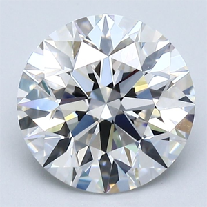 Picture of Natural Diamond 2.43 Carats, Round with Excellent Cut, G Color, VVS1 Clarity and Certified by GIA